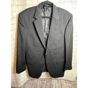 JOS A BANK  Pinstripe‎ Suit Jacket Blazer Business Career Gray Size Unknown